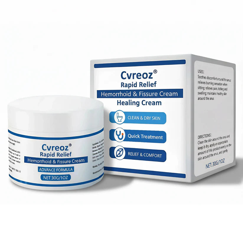 🏆Official Store | Upgraded Formula 🌱 Cvreoz® Rapid Relief Hemorrhoid & Fissure Healing Cream