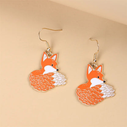 1 Pair Cute Kitten Drop Hook Earrings