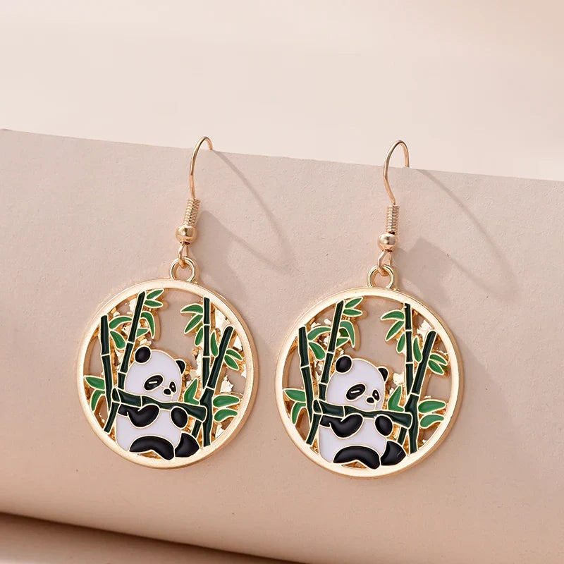 1 Pair Cute Kitten Drop Hook Earrings
