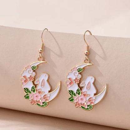 1 Pair Cute Kitten Drop Hook Earrings