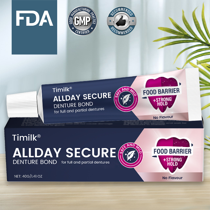 🌏🌏Timilk® AllDay Secure Denture Bond
