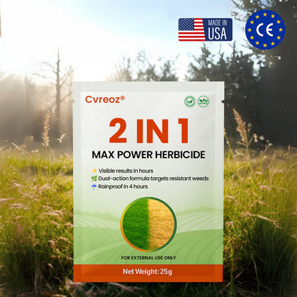 🌿 Cvreoz® 2-in-1 Weed Killer | Same-Day Results & Kills Roundup-Resistant Weeds
