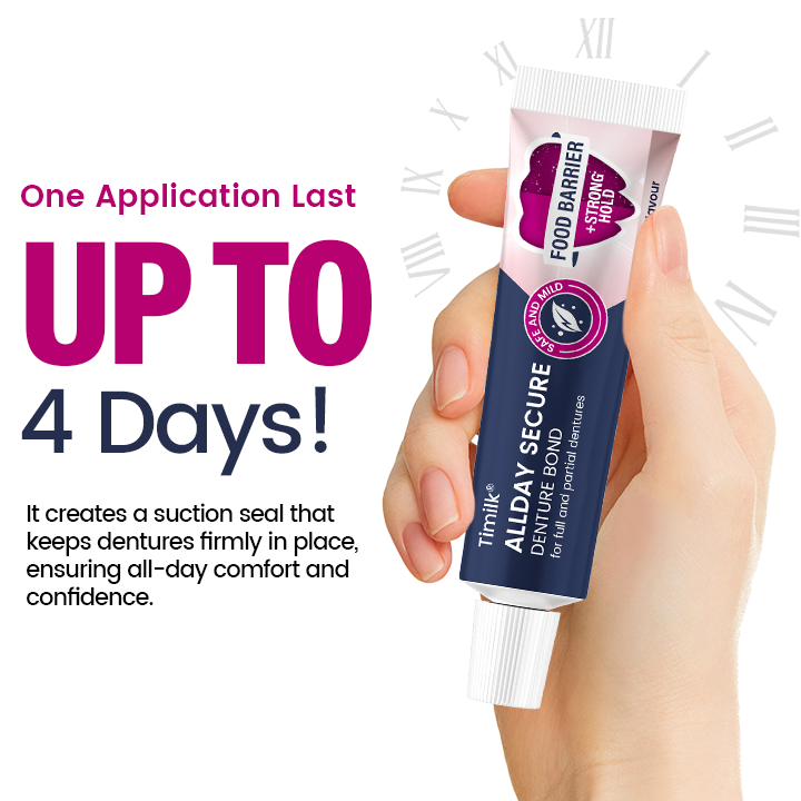 🌏🌏Timilk® AllDay Secure Denture Bond