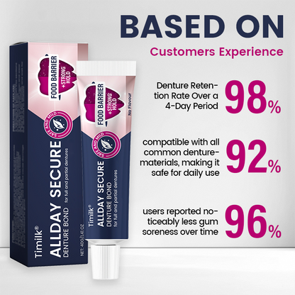🌏🌏Timilk® AllDay Secure Denture Bond