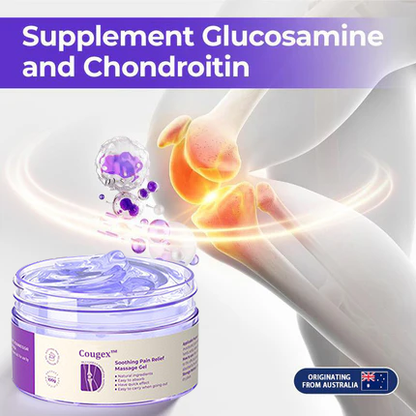 👉Cougex™ Turmeric & Emu Oil Arthritis Soothing Pain Relief Massage Gel 👨‍⚕️Australian Osteopathic Association （AOA）Approved