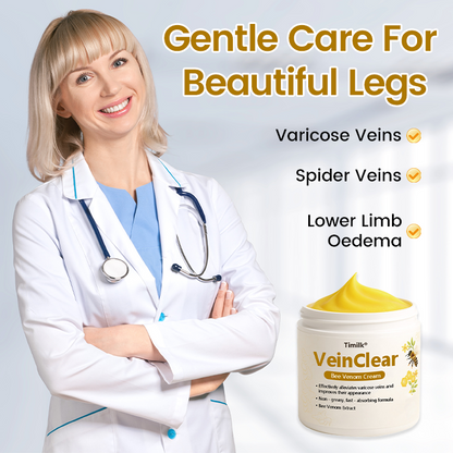 ✨Timilk® VeinClear Bee Venom Cream |✨ Visible Relief in Just 7 Days! 🦵🌿