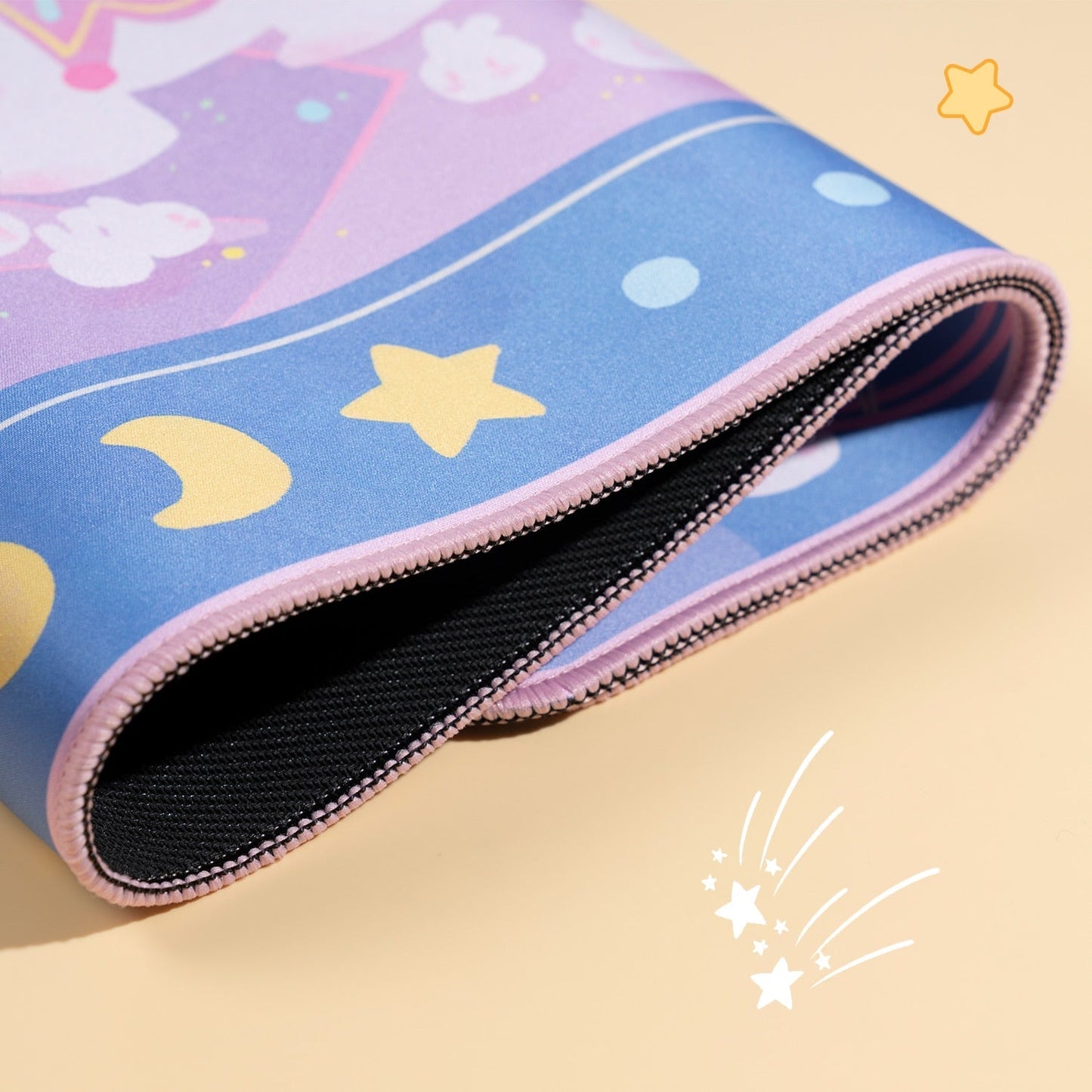 Bunny Circus Moon Extra Large Desk Mouse Pad